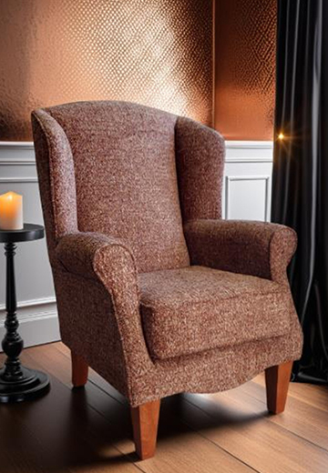 Windsor chair in Olbia Copper Blush
